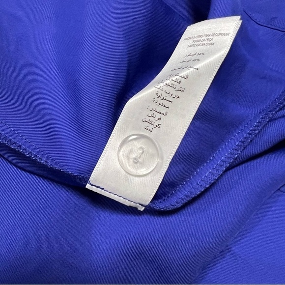 🆕 FRENCH CONNECTION Gabina Wrap Draped Sarong Midi Skirt in Clement Blue - Picture 6 of 9